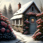 幸福的我田园小屋蔷薇花墙
一条雪那瑞