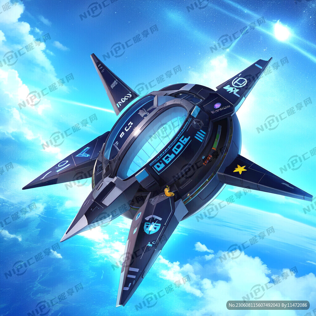 卡通太空机械人物图