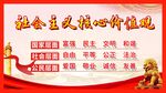 党建展板核心价值观背景