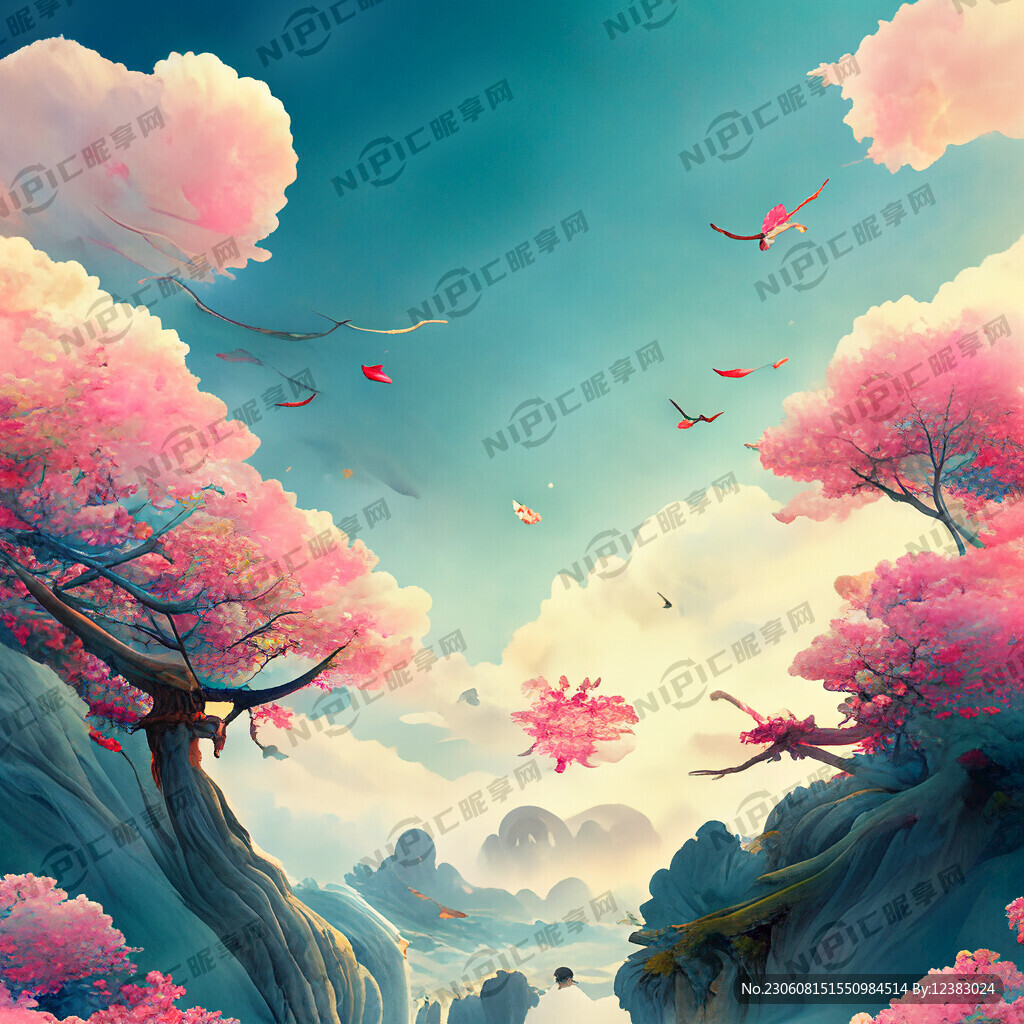 游戏梦幻唯美新中式风景 超高清