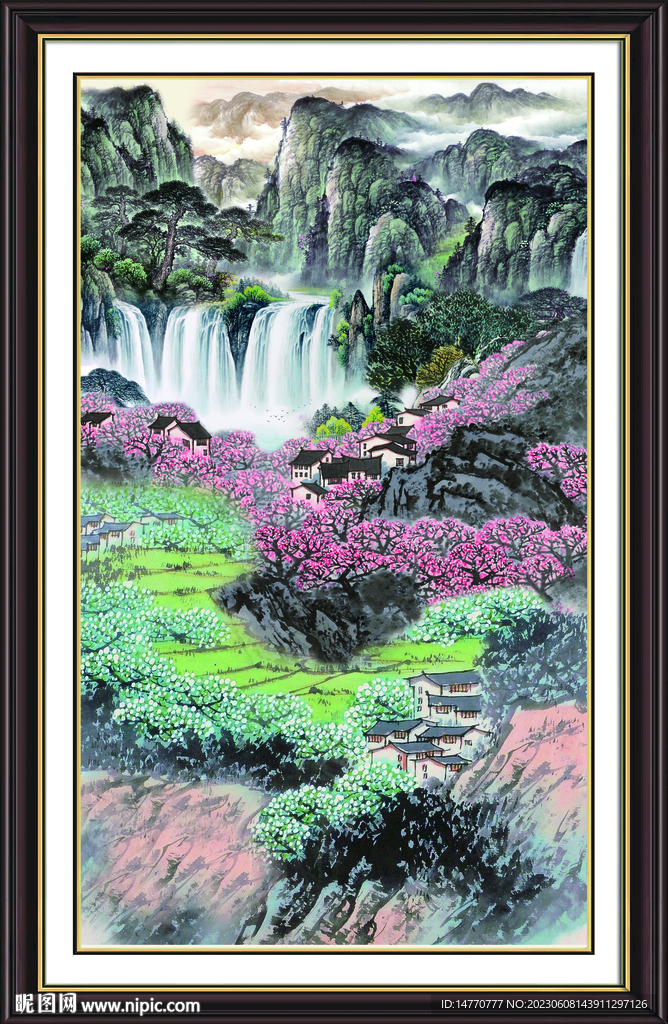 山水风景画 
