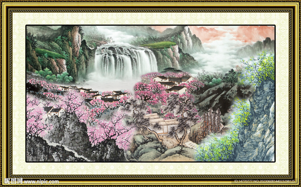 山水风景画 