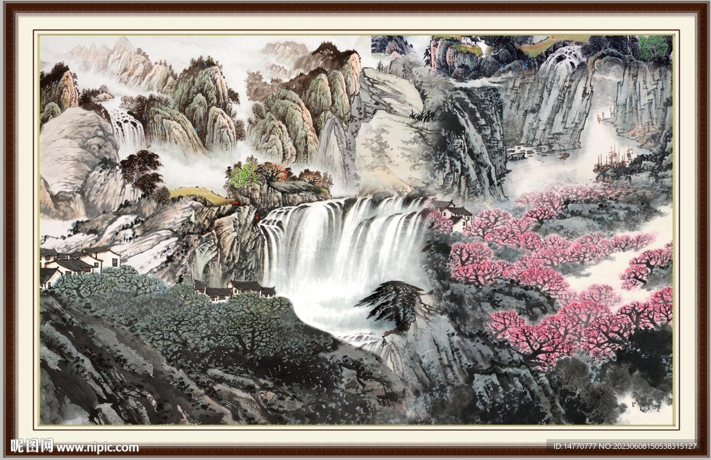 山水风景画 