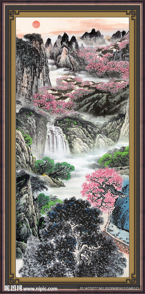 山水风景画 