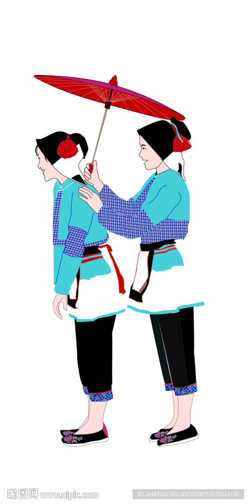 甪直连厢少女