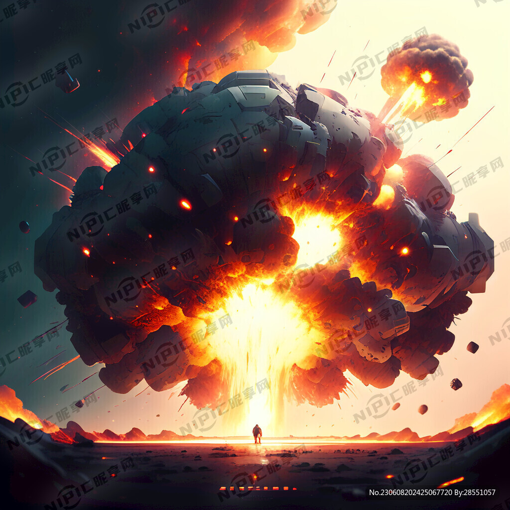 爆炸签