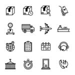 快递行业UI图标icon