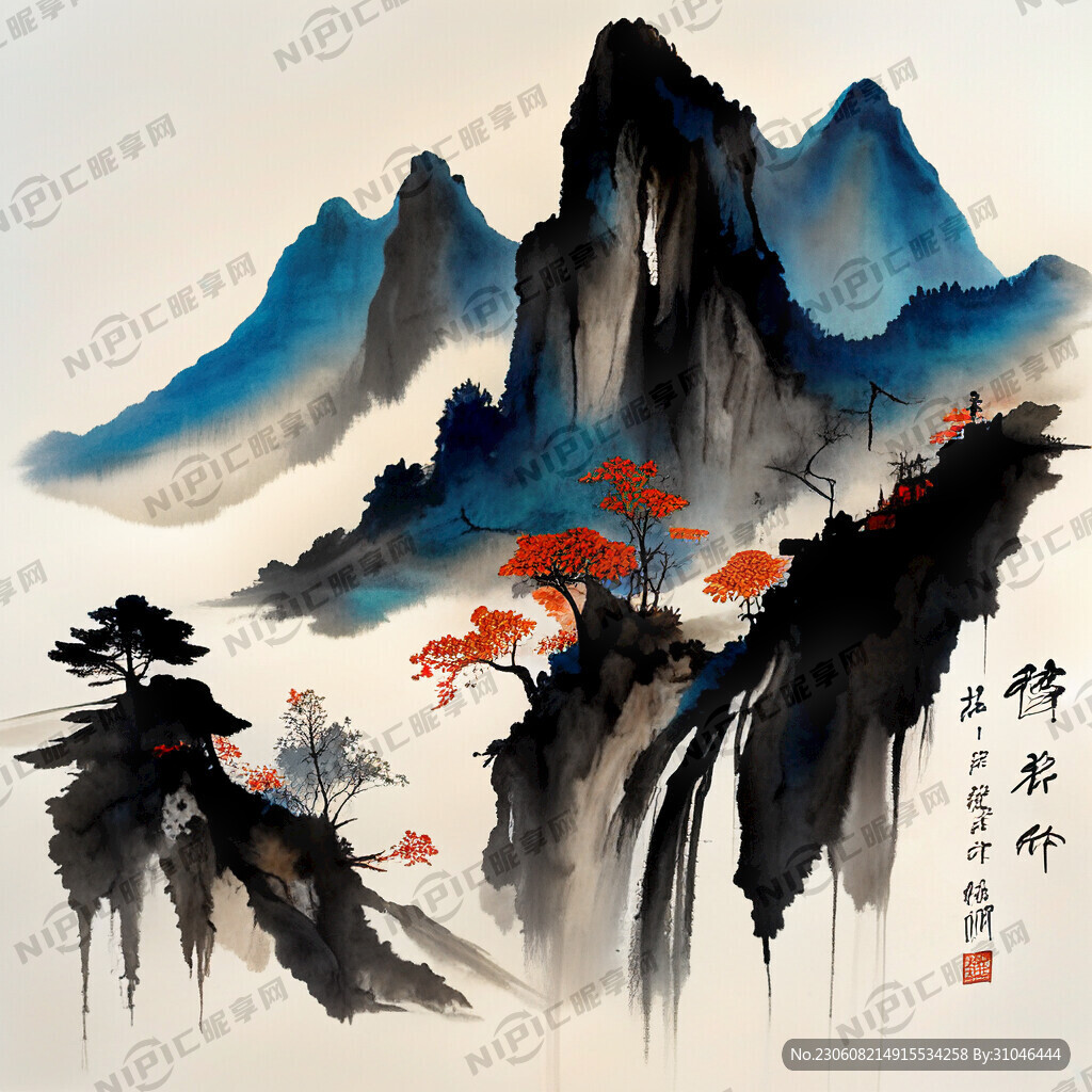 AI创作图收藏证书nipic.com-昵图网
