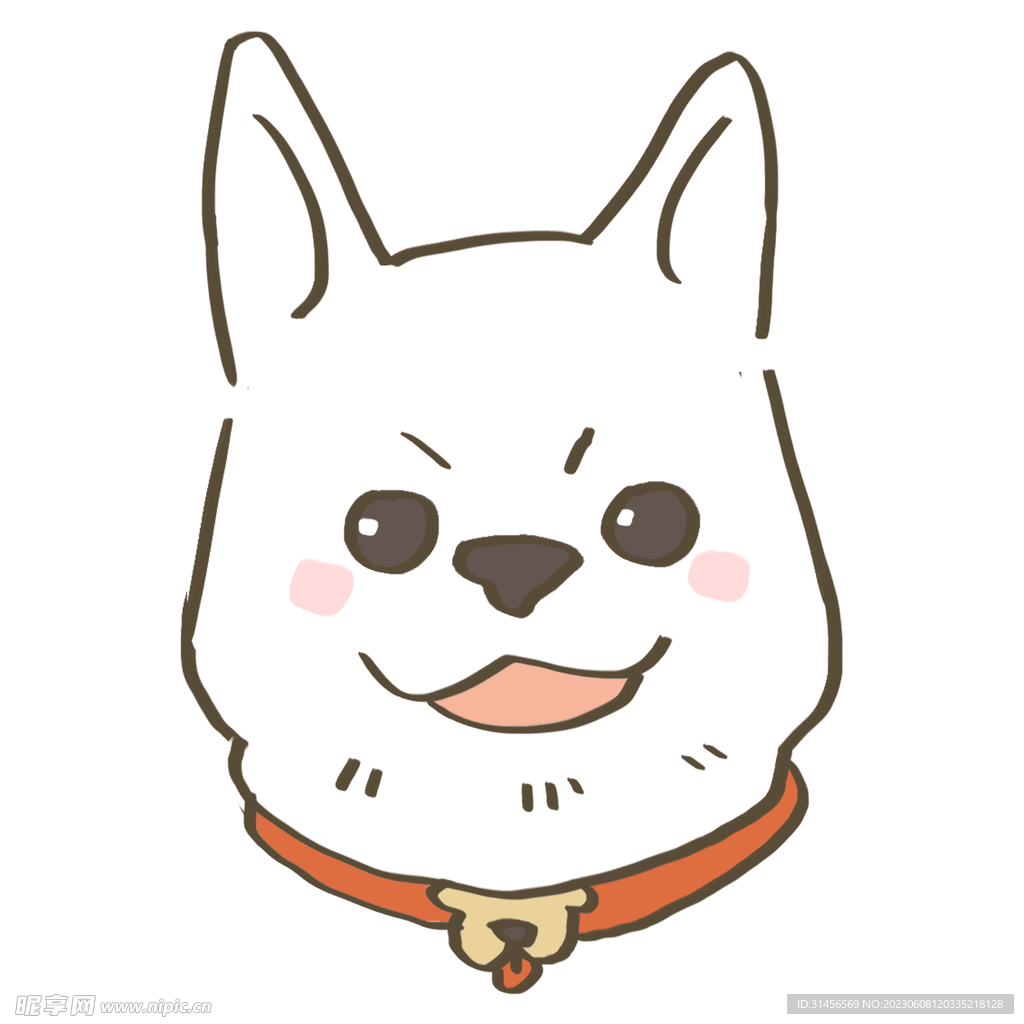 手绘小狗