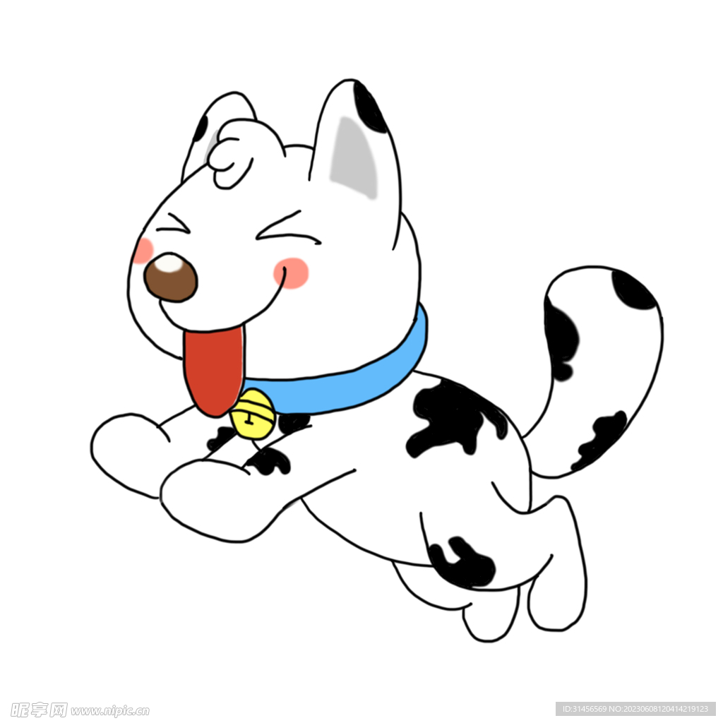 手绘小狗