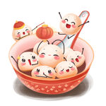 卡通汤圆