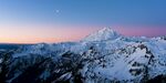 冬季雪山山脉