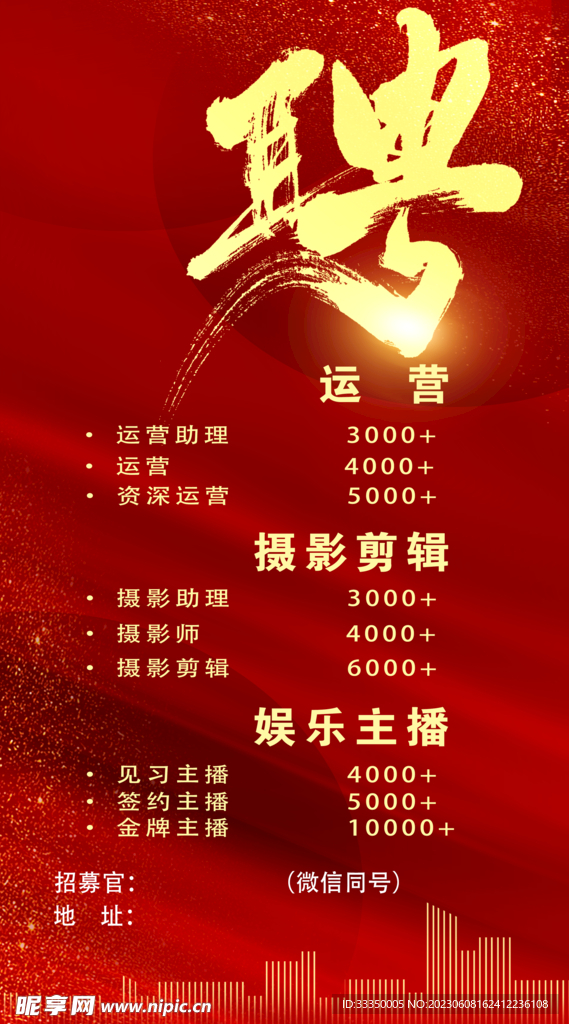 招聘海报