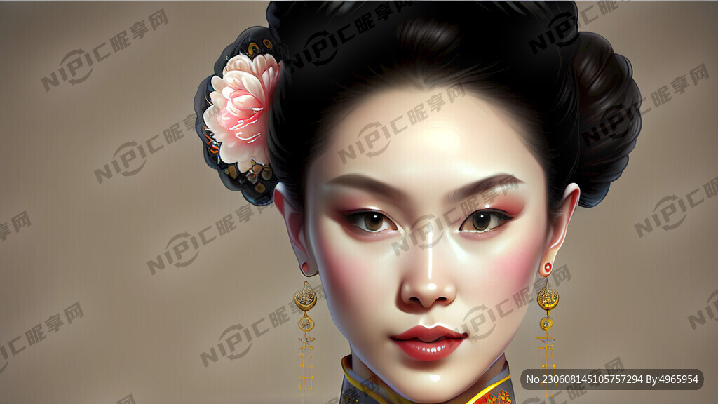 三点式美女