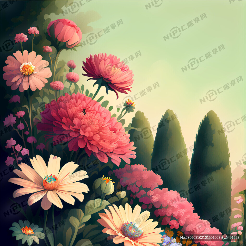 花园鲜花