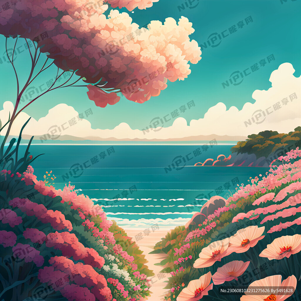 花园 花的海洋