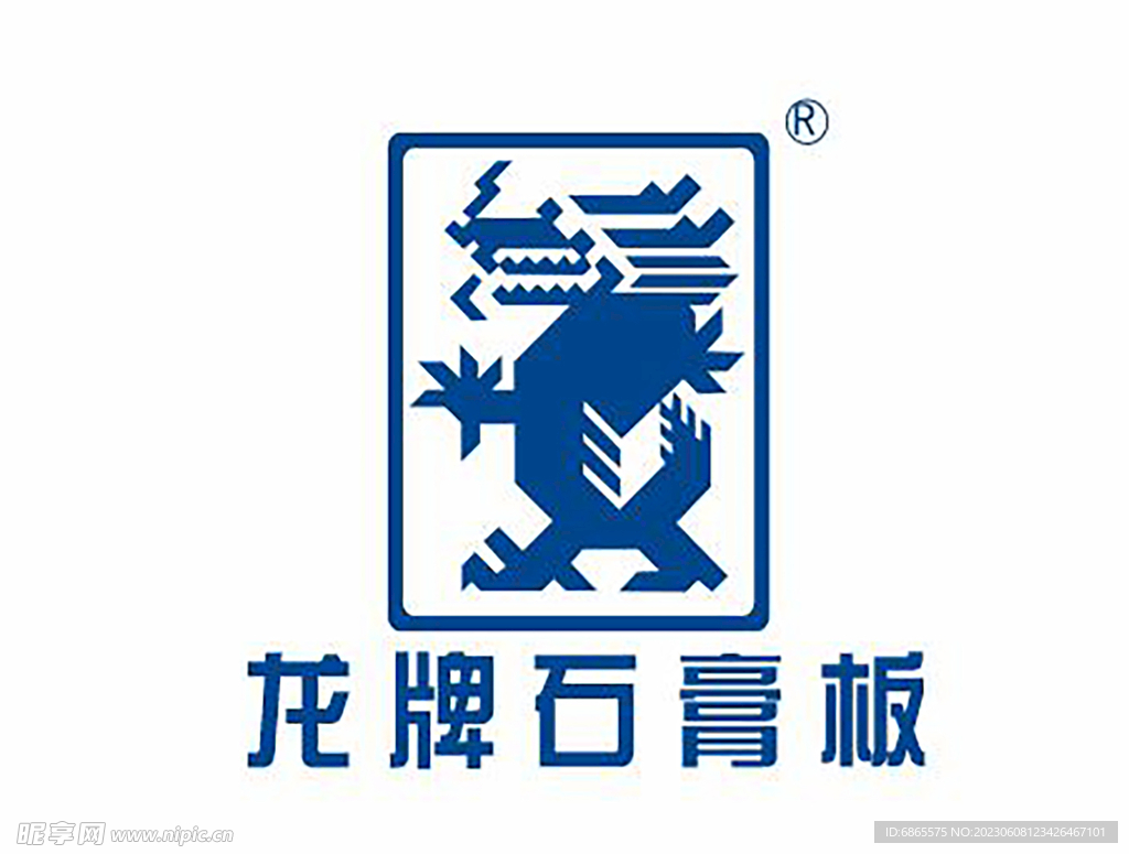 龙牌石膏板LOGO