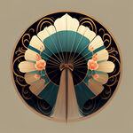 中国风，概念插画，国潮，古筝艺术