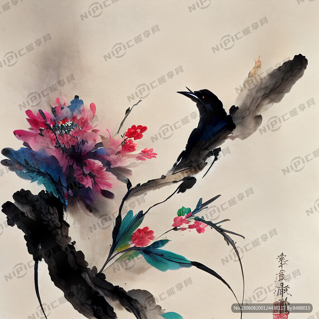 中式花鸟