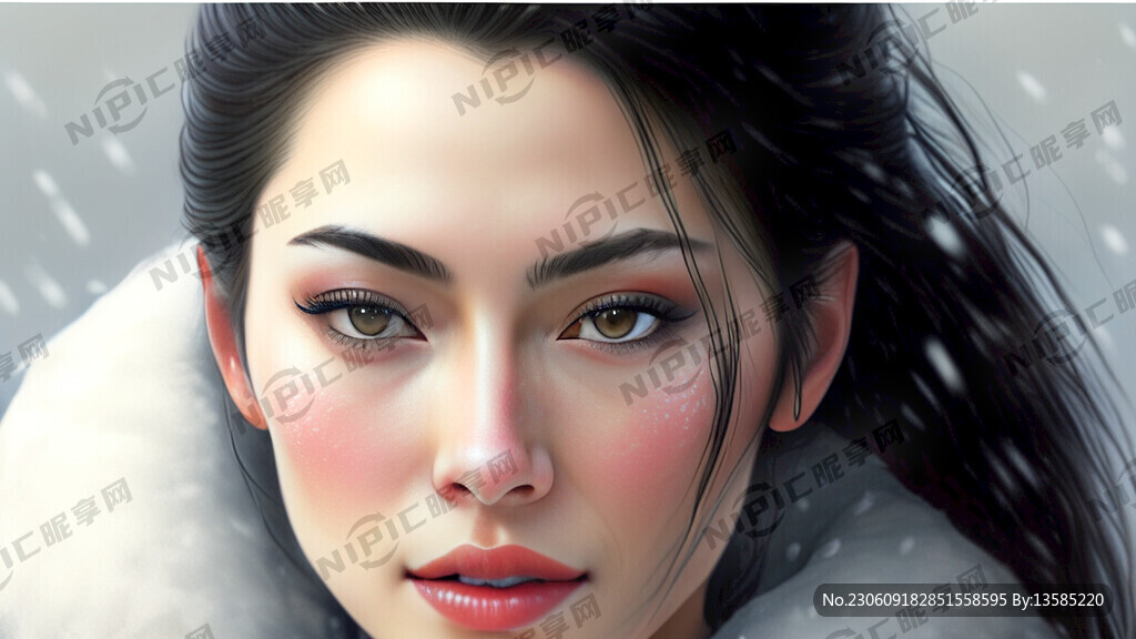 美女 中岛美雪 写实