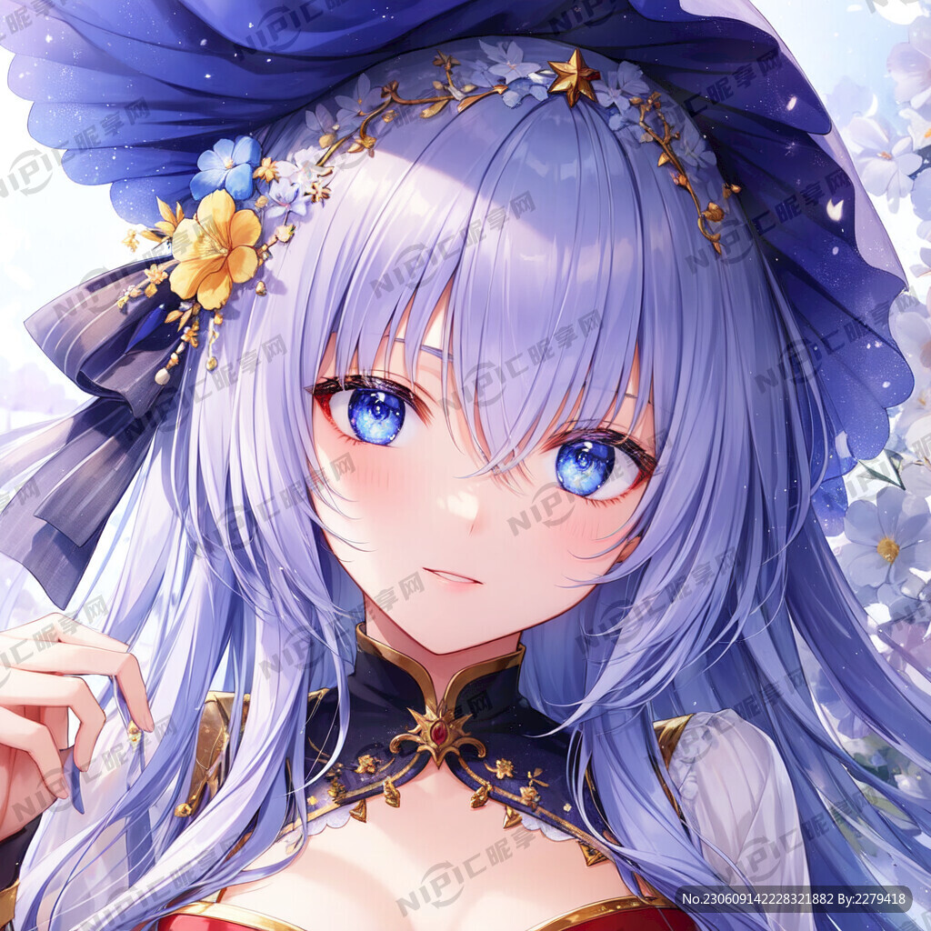女性头像甜美妩媚