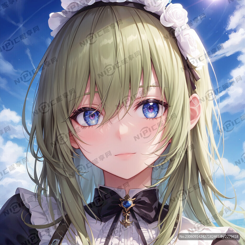 女性头像甜美妩媚
