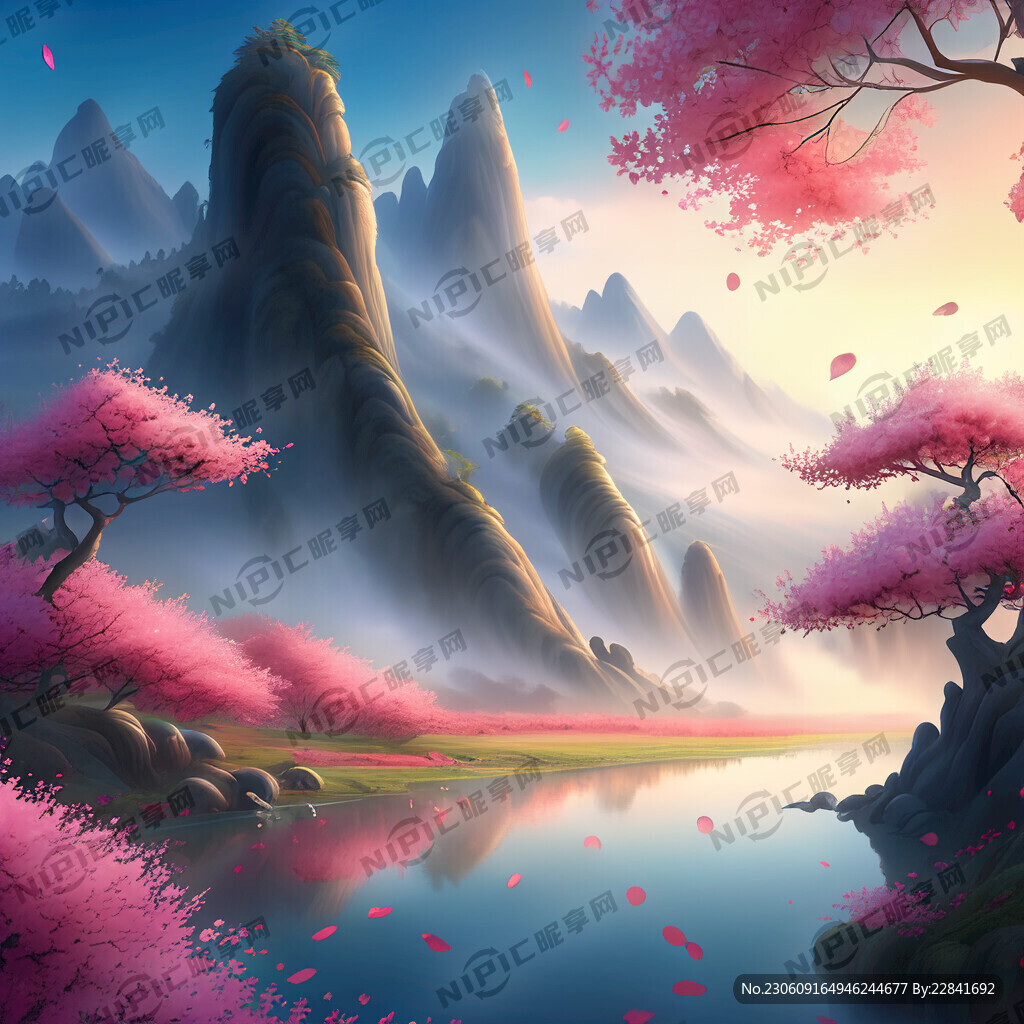 游戏梦幻唯美新中式风景 超高清