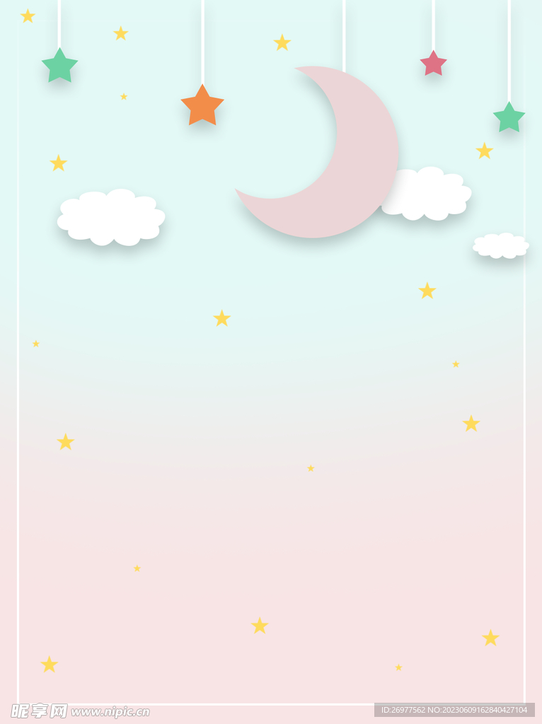  星星月亮背景