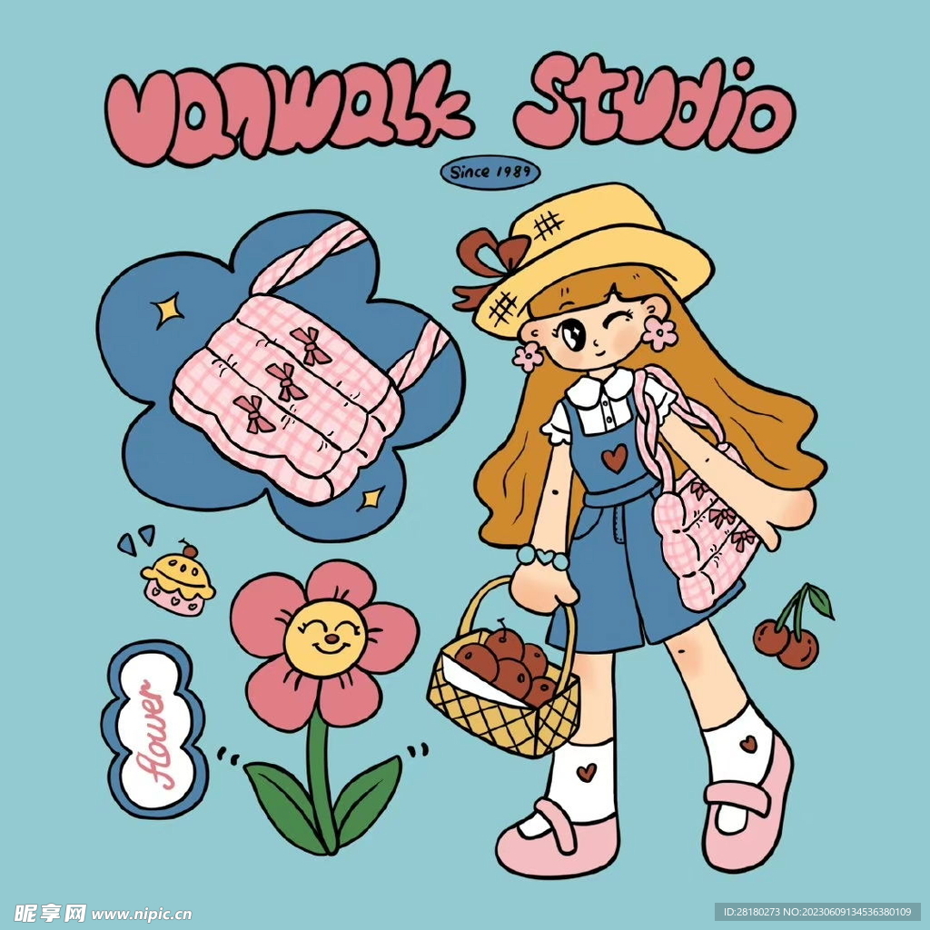 可爱女孩