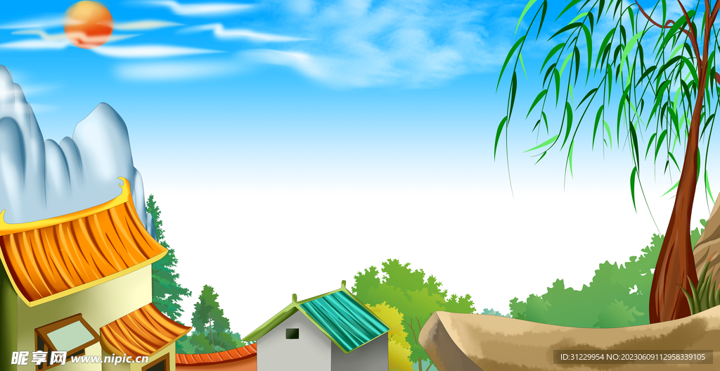  风景背景 