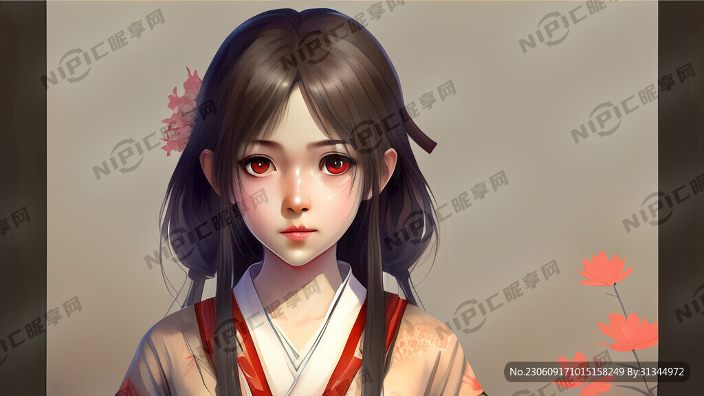 古风动漫少女