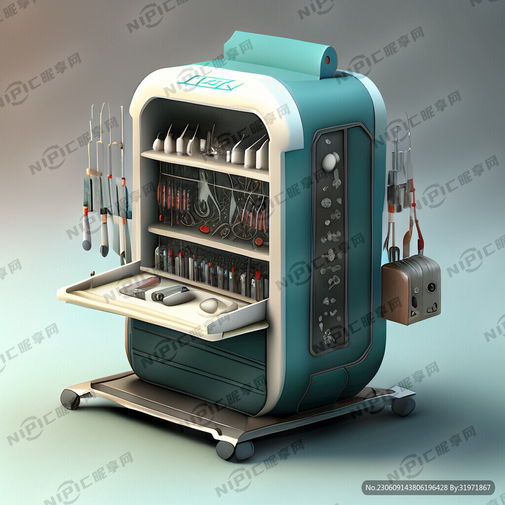 艾灸展架加医疗仪器