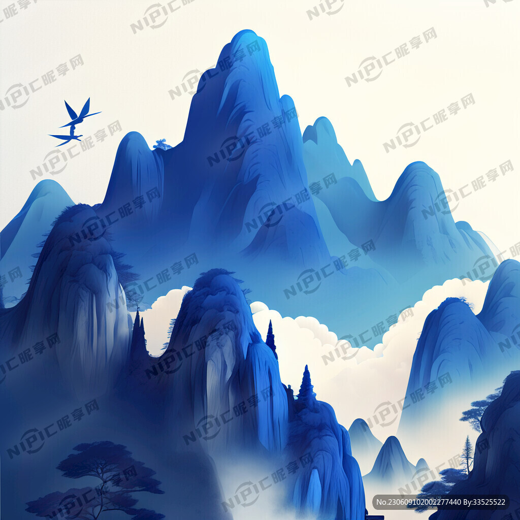 蓝色毕业季背景