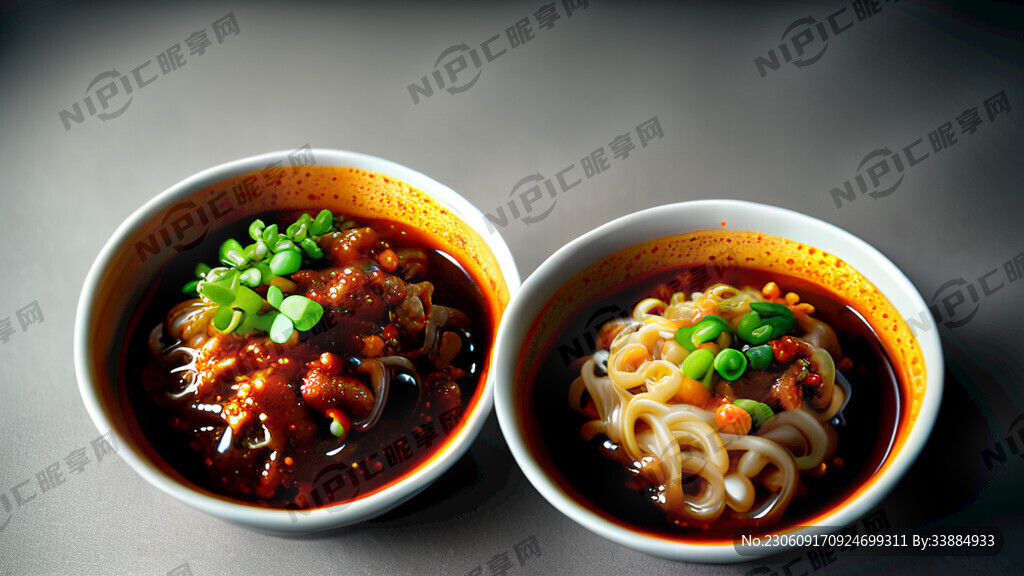 炸酱面 肉酱 辣子 完整碗
