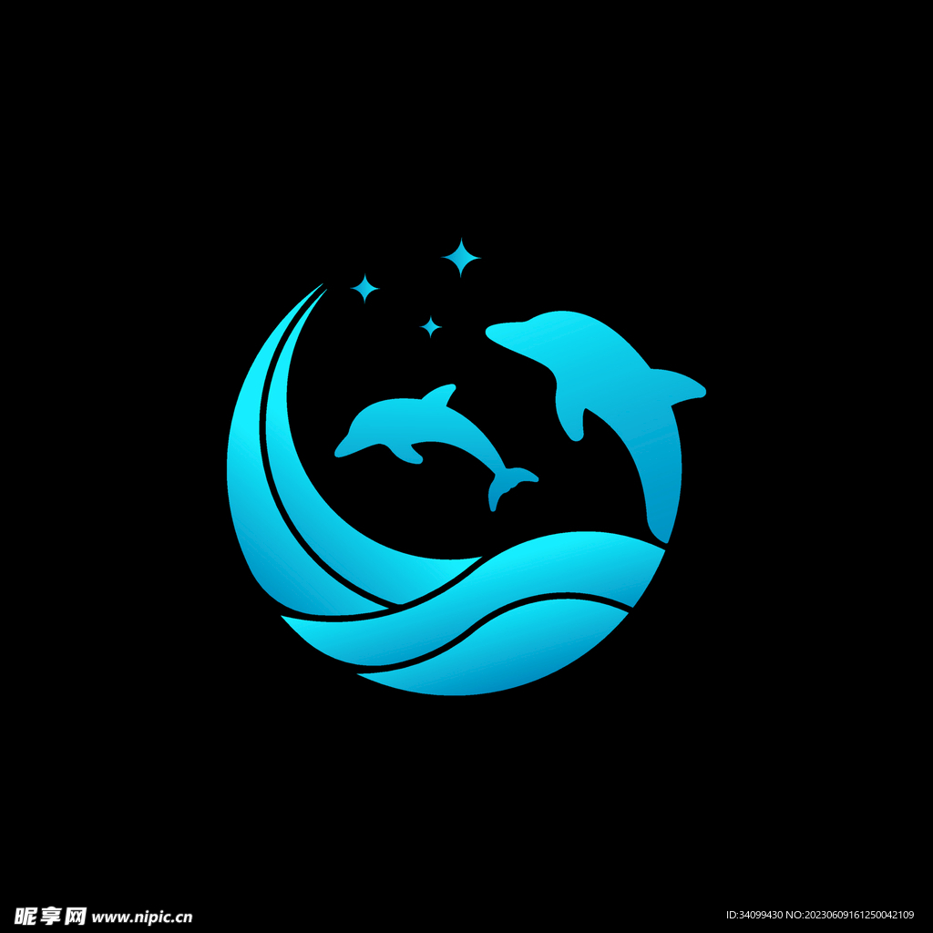 海豚logo