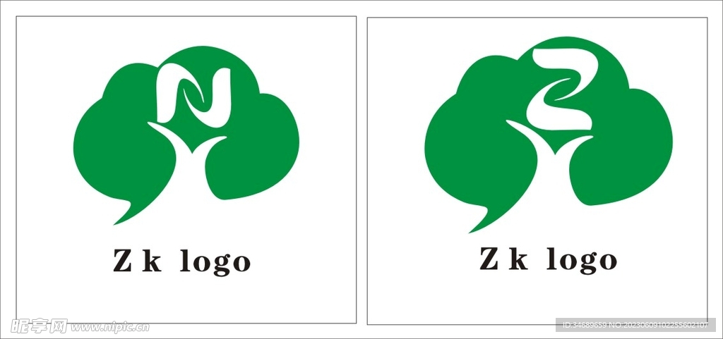 zk 变形logo