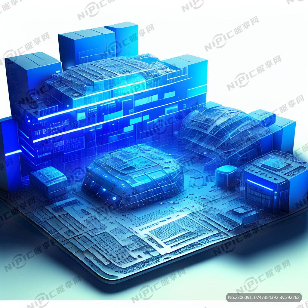 AI创作图科技底图nipic.com-昵图网