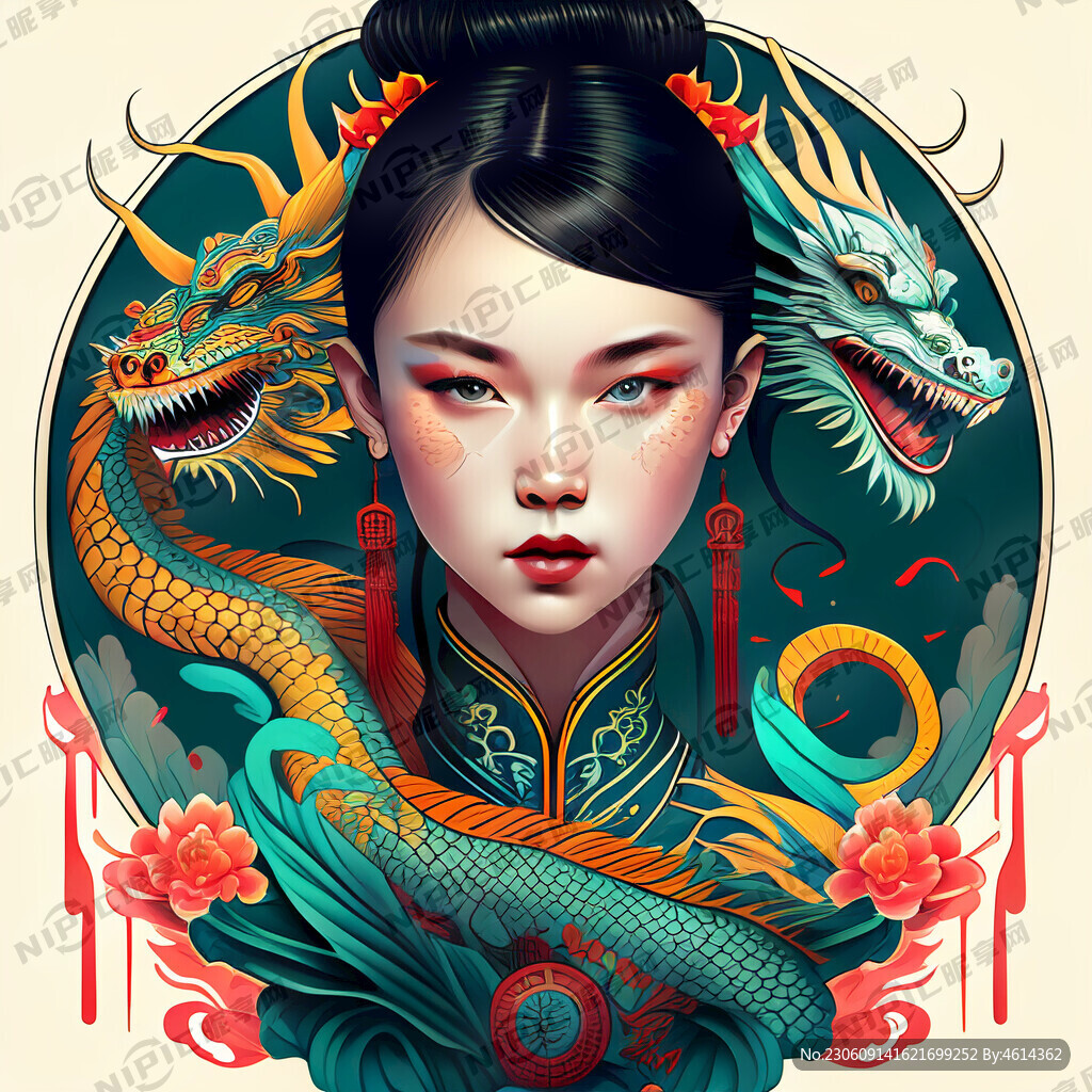 龙 少女 科技