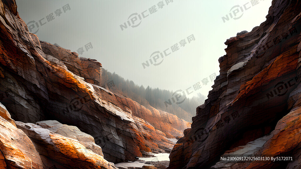 纹理 戈壁 岩石 沟壑 质感