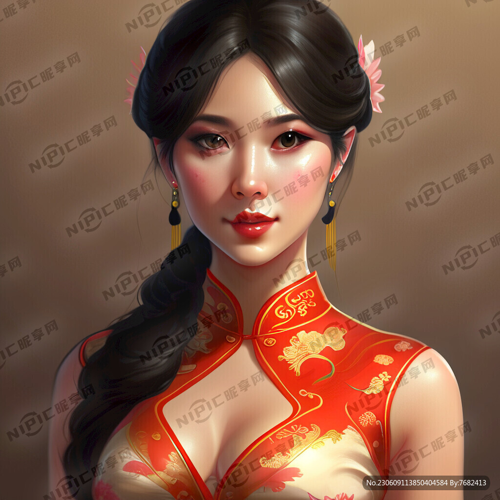 旗袍美女
