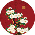 国潮圆形图标