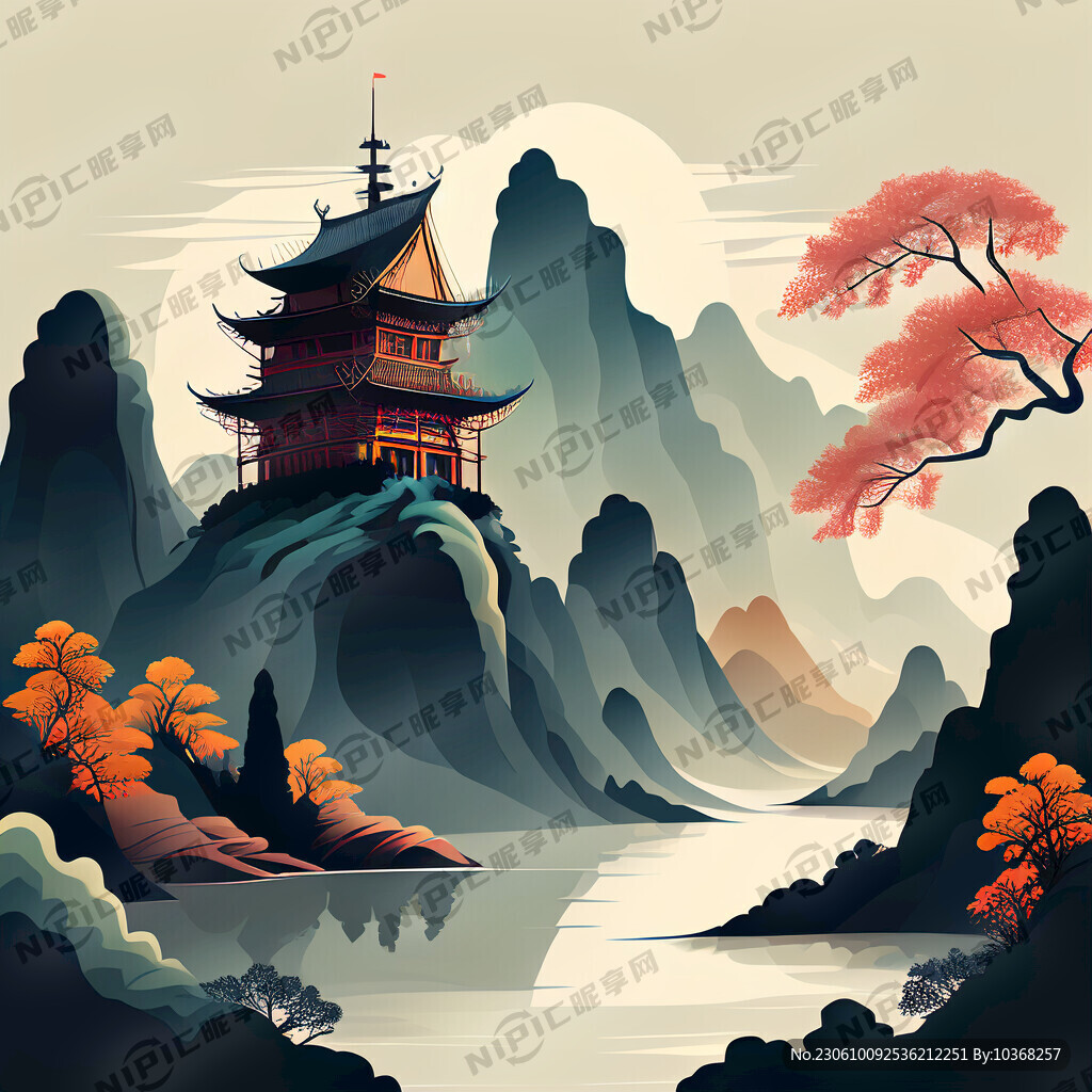 一帆风顺矢量图