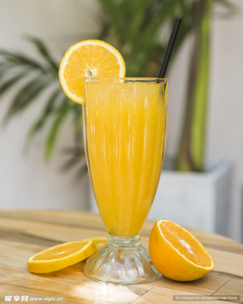 橙汁素材图