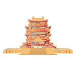 宝塔插画