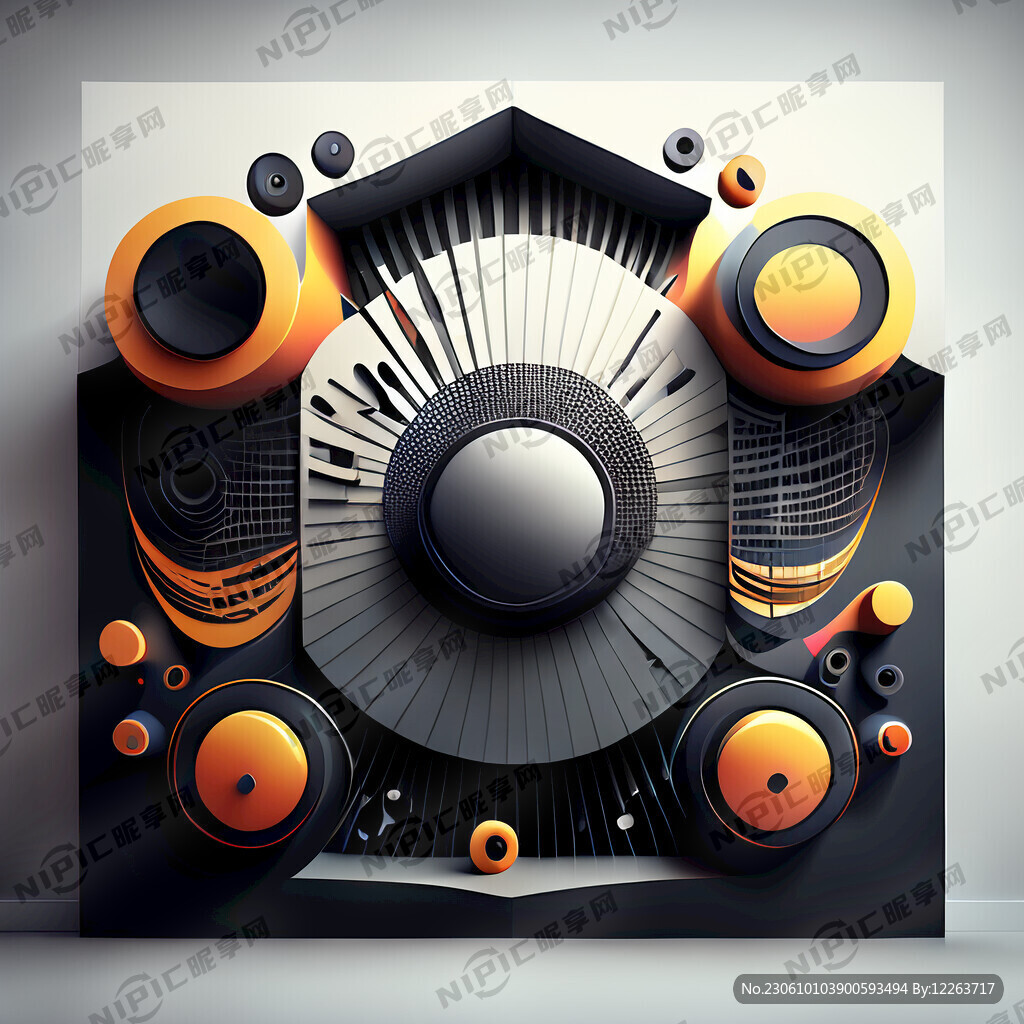 现代音乐文化墙