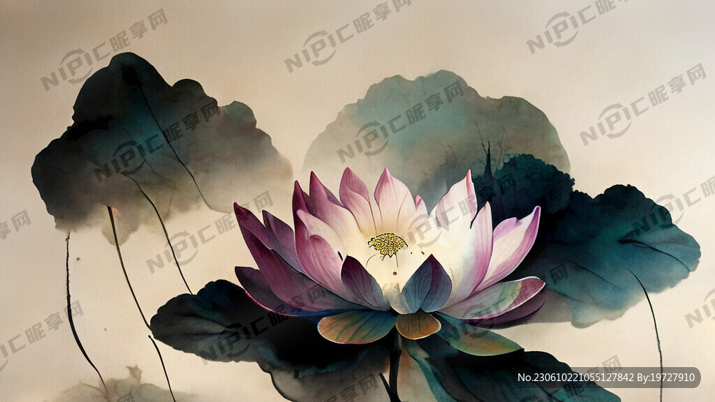 荷花背景