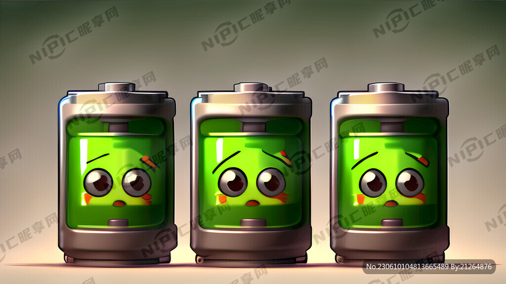 电池卡通