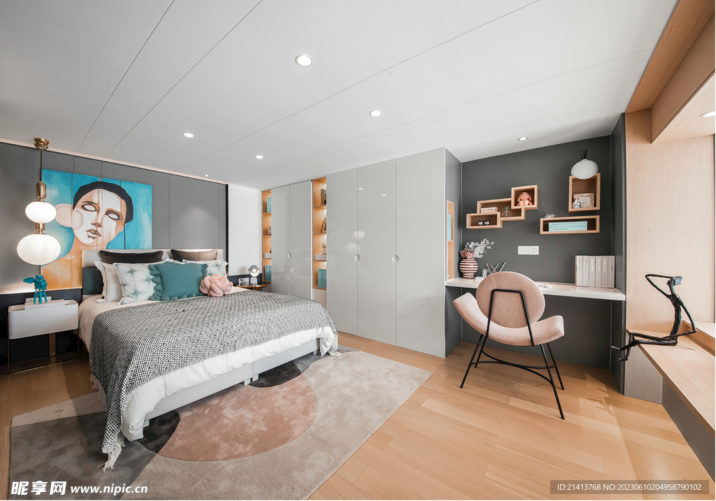 卧室房间装修摄影图__室内摄影_建筑园林_摄影图库_昵图网