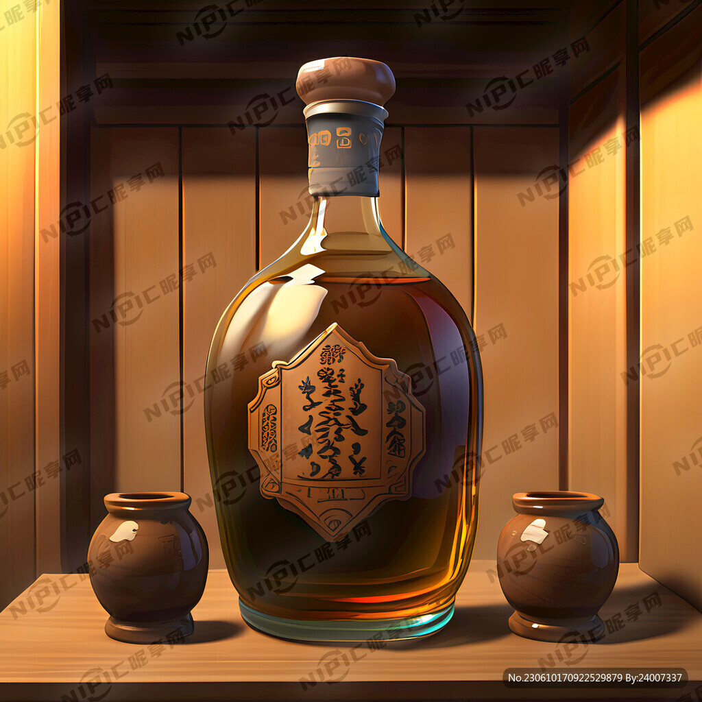 窖藏酿液封坛老酒