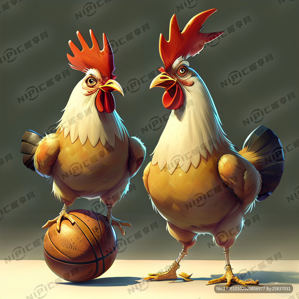 鸡和篮球
